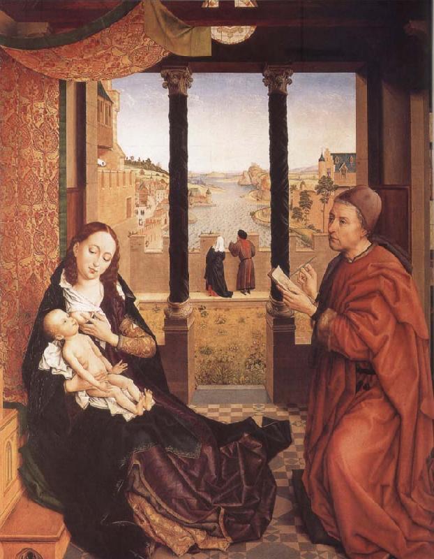 Rogier van der Weyden St Luke Drawing the Virgin oil painting image